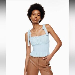 Aritzia Wilfred Ballad Camisole in Red